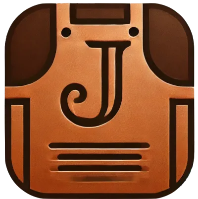 The Junto Technologies logo: a letter J on a copper apron.